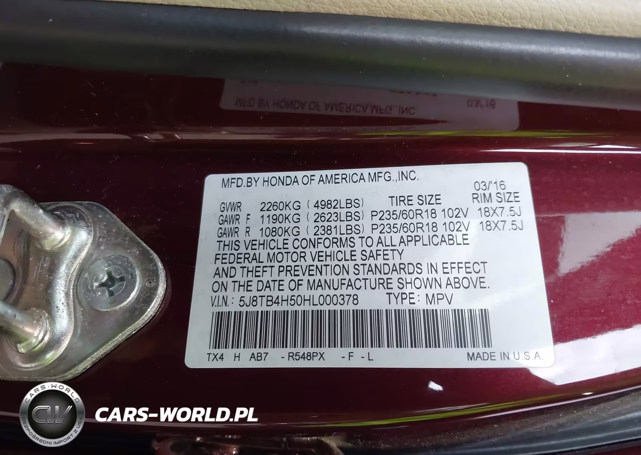 2017 Acura Rdx Technology Acurawatch Plus Packages-W-Technology Package VIN:5J8TB4H50HL000378 - 9
