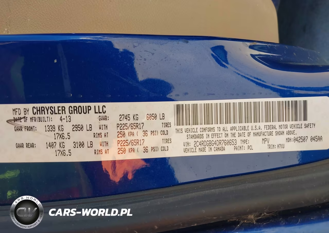2013 Dodge Grand Caravan Se VIN:2C4RDGBG4DR760653 - 9