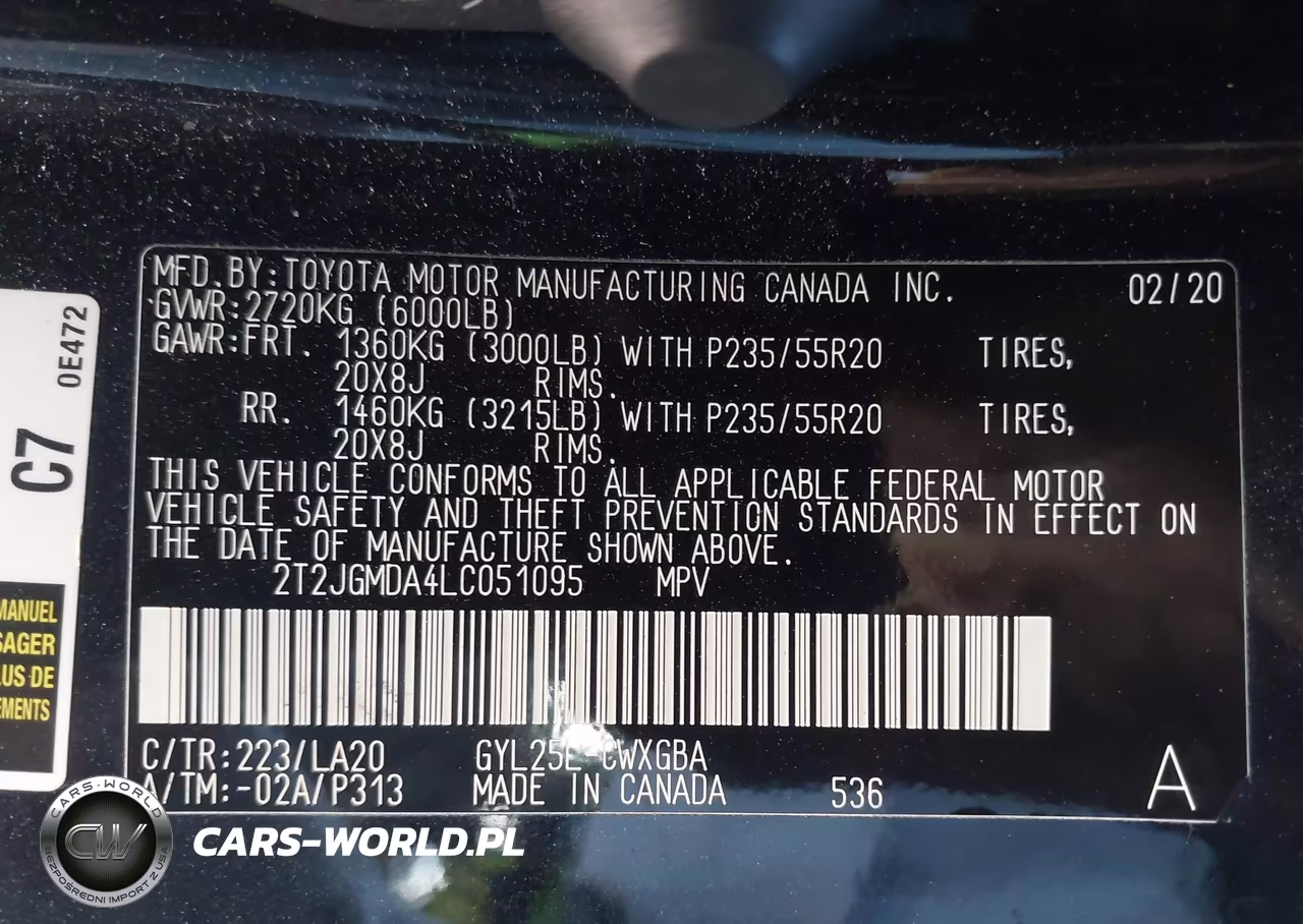 2020 Lexus Rx 450H VIN:2T2JGMDA4LC051095 - 9