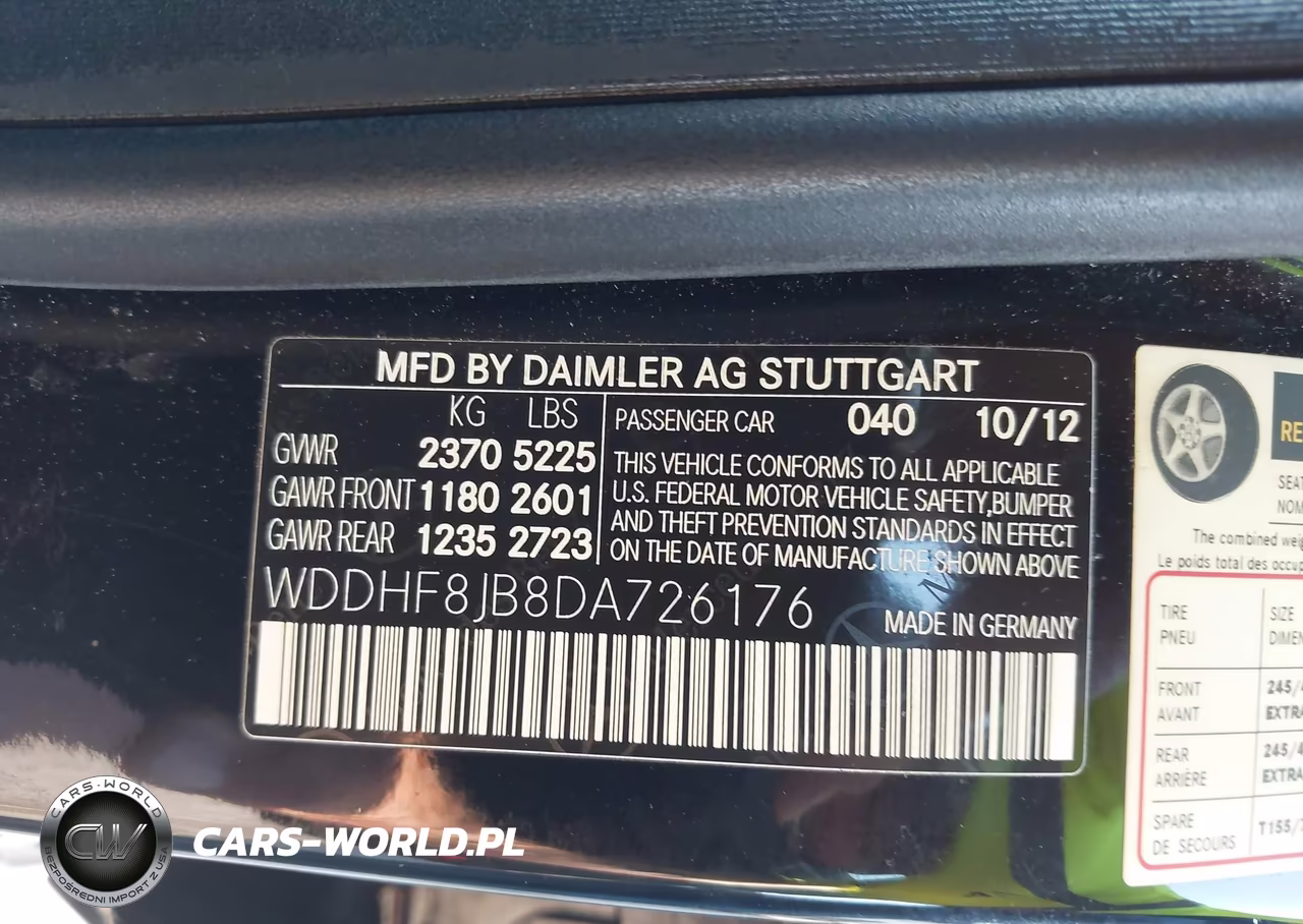 2013 Mercedes-Benz E 350 4Matic VIN:WDDHF8JB8DA726176 - 9