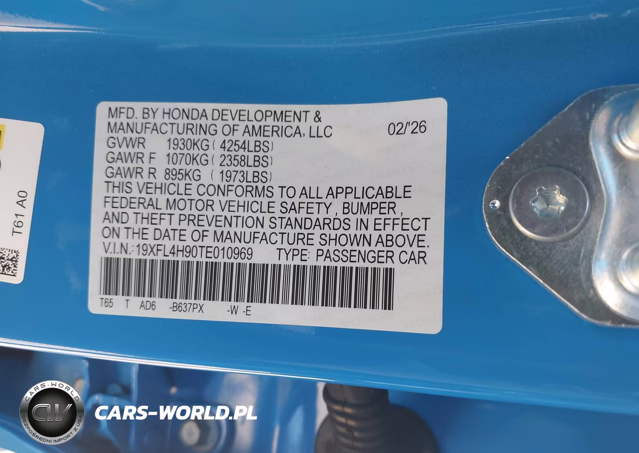 2026 Honda Civic Hybrid Sport Touring VIN:19XFL4H90TE010969 - 9