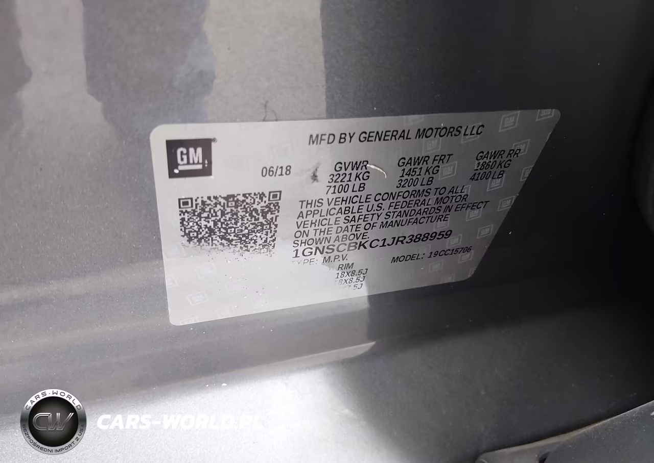 2018 Chevrolet Tahoe Lt VIN:1GNSCBKC1JR388959 - 9