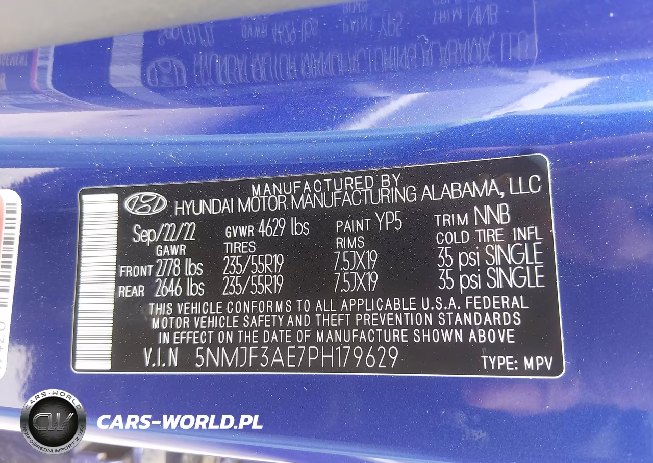 2023 Hyundai Tucson Sel VIN:5NMJF3AE7PH179629 - 9
