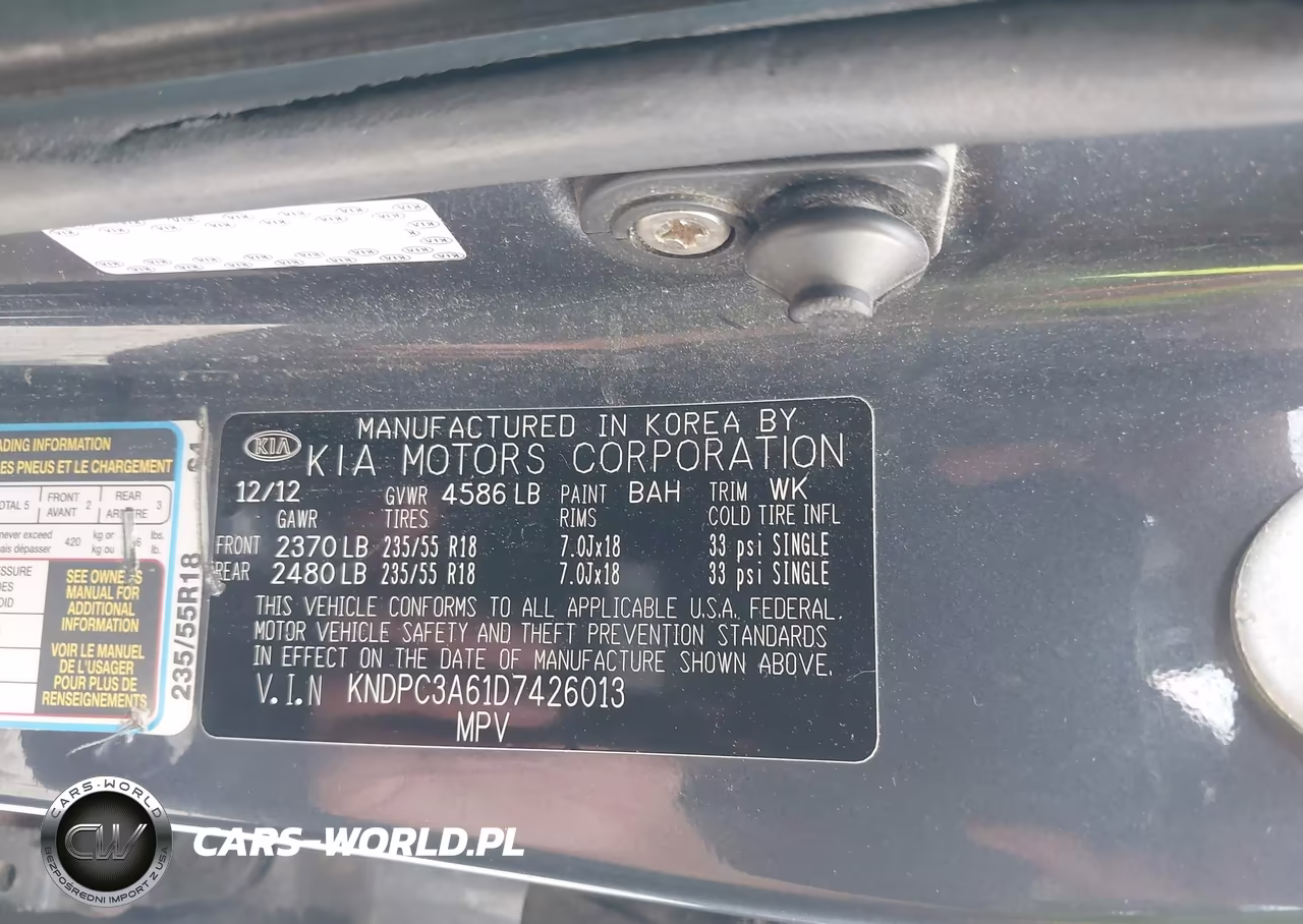 2013 Kia Sportage Sx VIN:KNDPC3A61D7426013 - 9