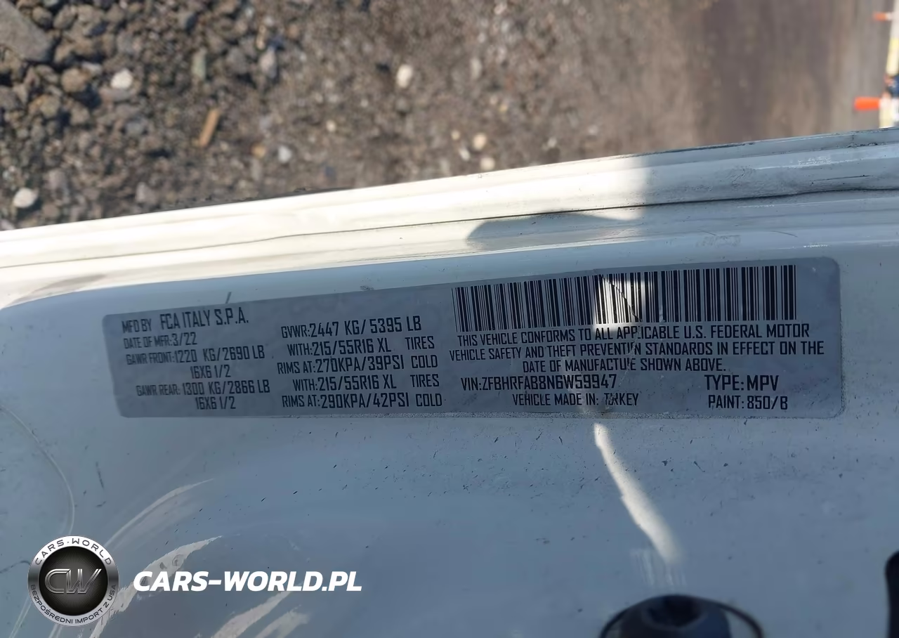 2022 Ram Promaster City Cargo Van VIN:ZFBHRFAB8N6W59947 - 9