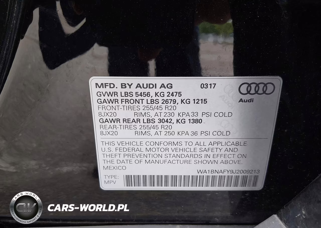 2018 Audi Q5 2.0T Premium-2.0T Tech Premium VIN:WA1BNAFY9J2009213 - 9