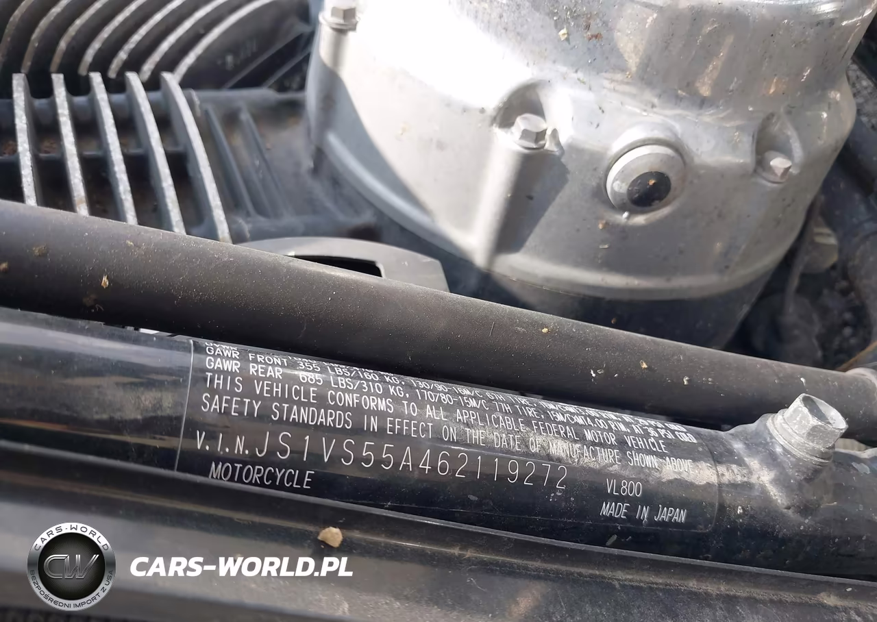 2006 Suzuki C50 VIN:JS1VS55A462119272 - 10