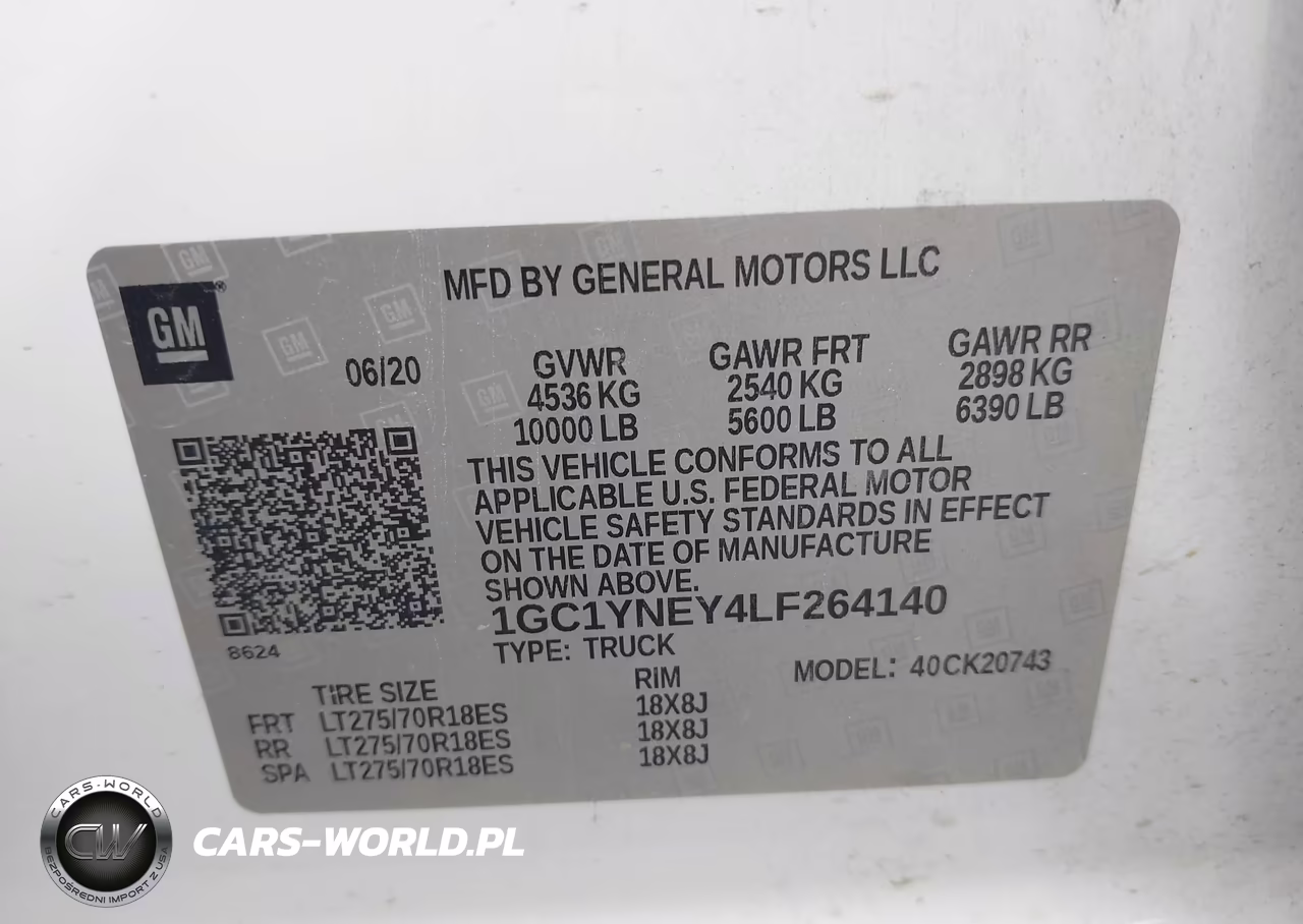 2020 Chevrolet Silverado 2500Hd 4Wd Standard Bed Lt VIN:1GC1YNEY4LF264140 - 9