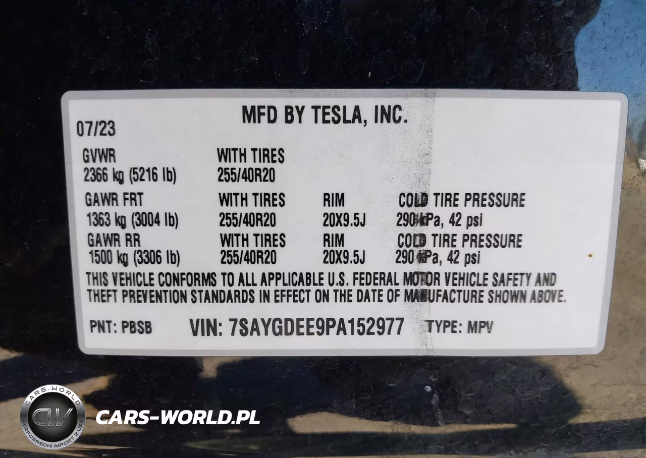2023 Tesla Model Y Awd-Long Range Dual Motor All-Wheel Drive VIN:7SAYGDEE9PA152977 - 9