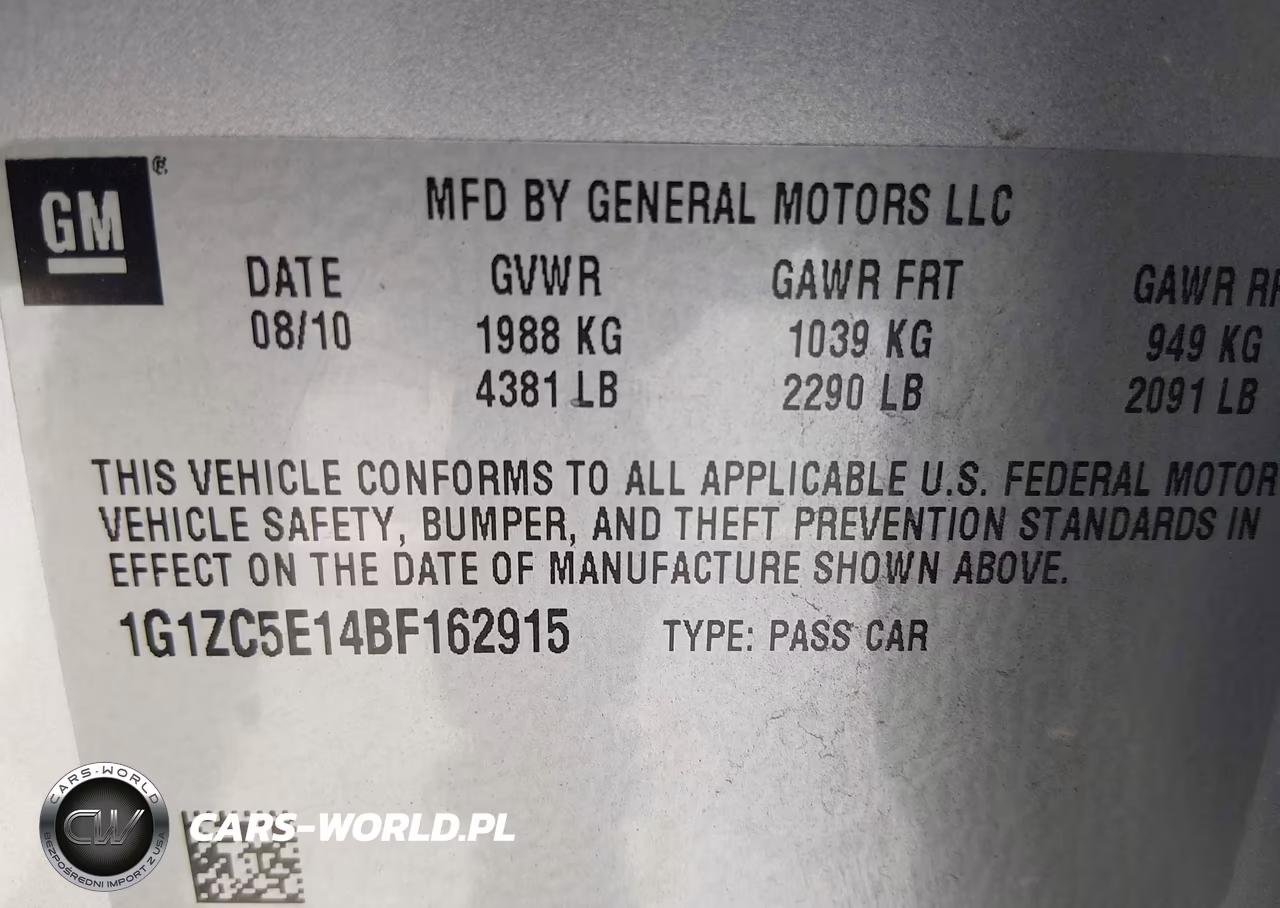 2011 Chevrolet Malibu 1Lt VIN:1G1ZC5E14BF162915 - 9