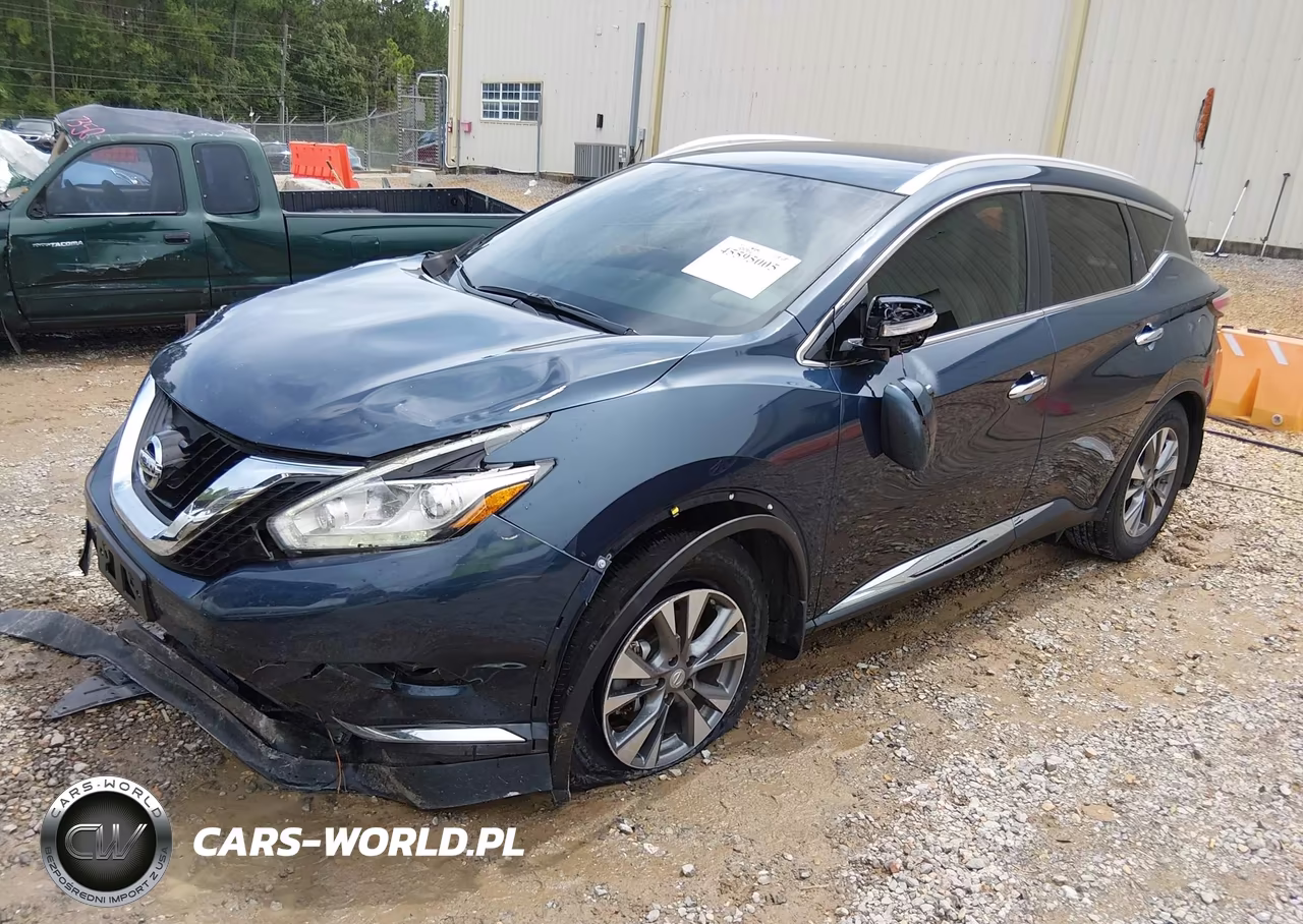 2015 Nissan Murano Sl VIN:5N1AZ2MG5FN213420 - 2