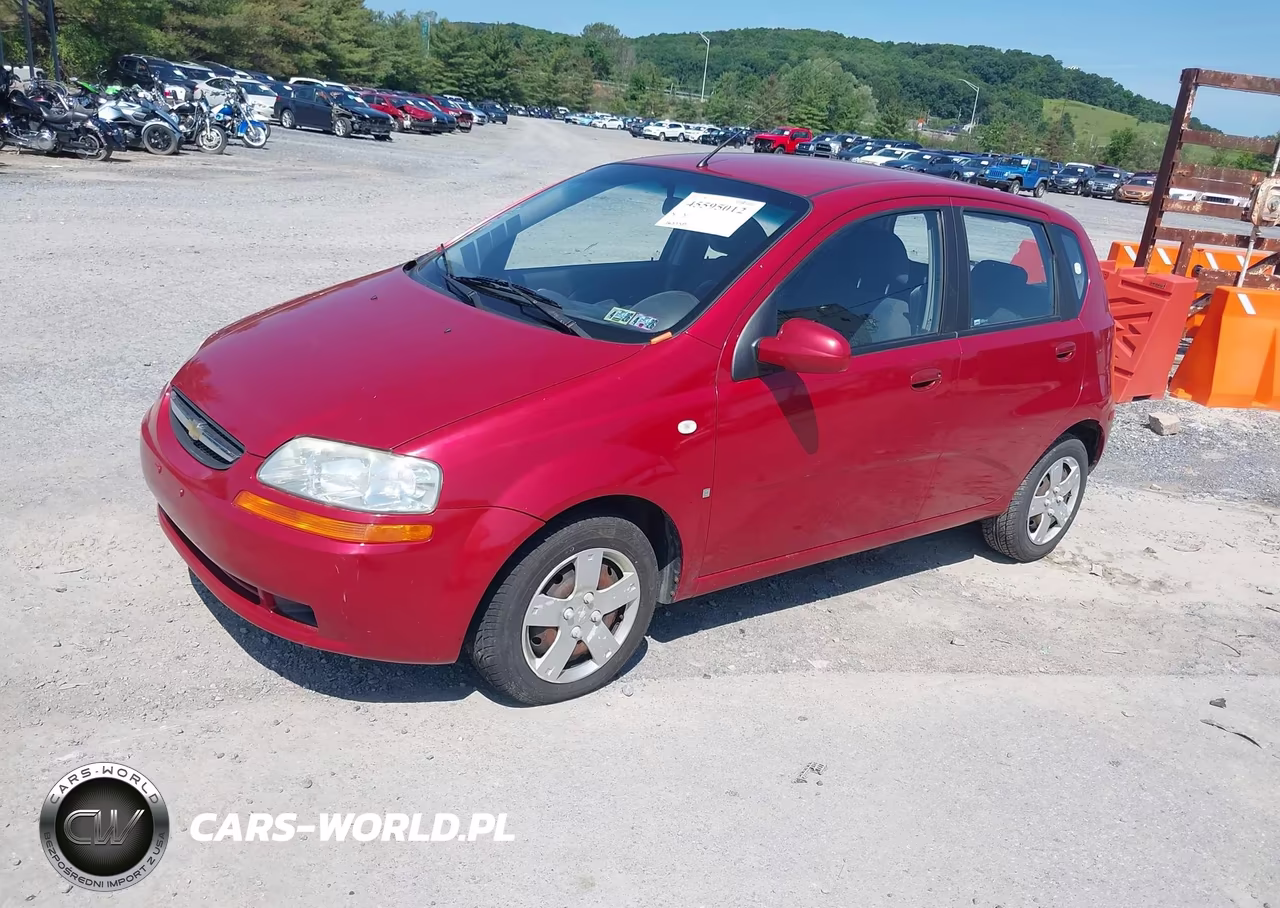 2007 Chevrolet Aveo Ls VIN:KL1TD66607B780958 - 2