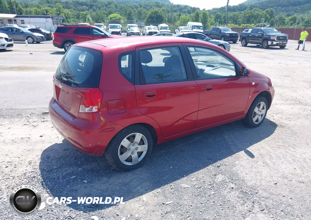 2007 Chevrolet Aveo Ls VIN:KL1TD66607B780958 - 4