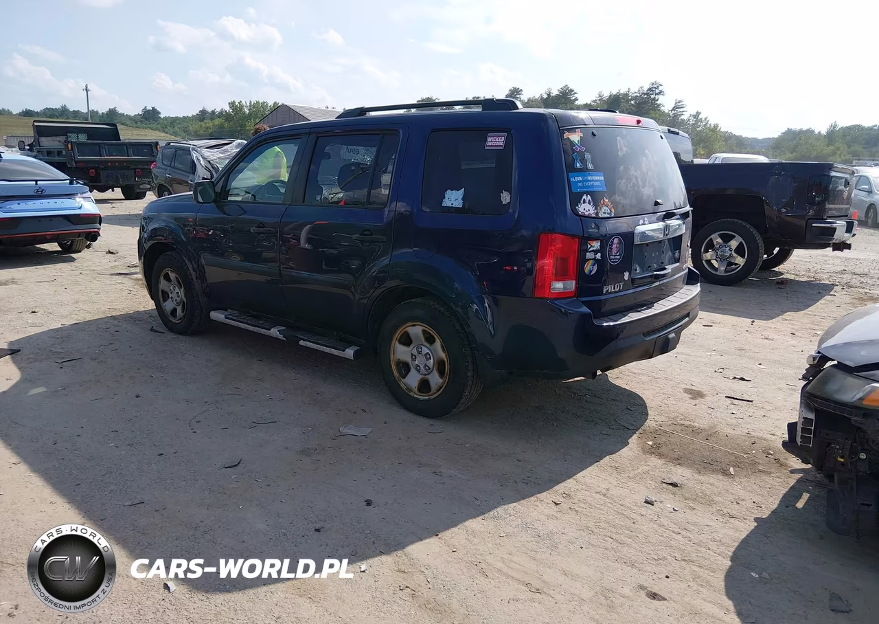 2014 Honda Pilot Lx VIN:5FNYF4H26EB015013 - 3