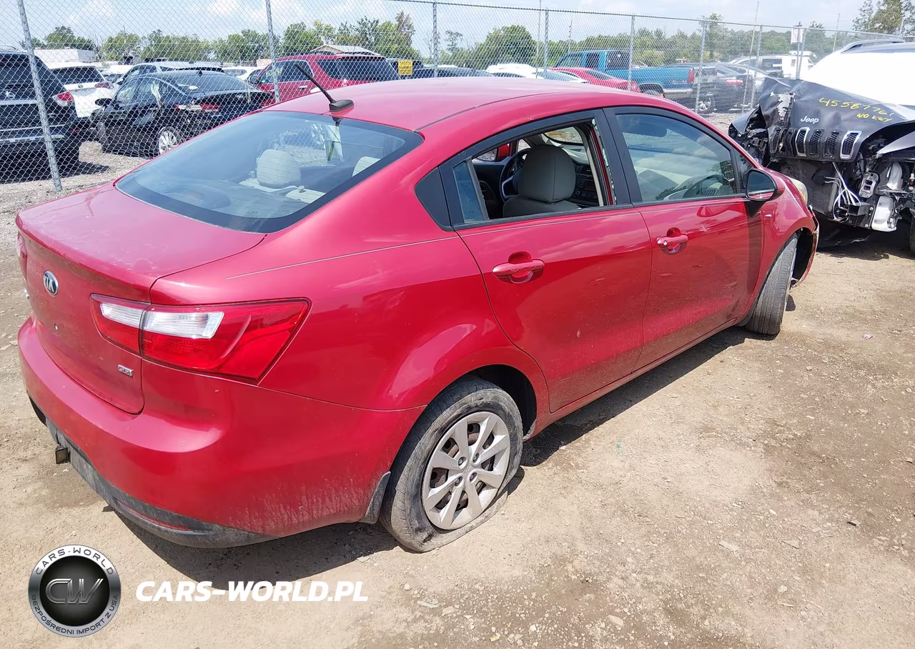 2015 Kia Rio Lx VIN:KNADM4A31F6462124 - 4