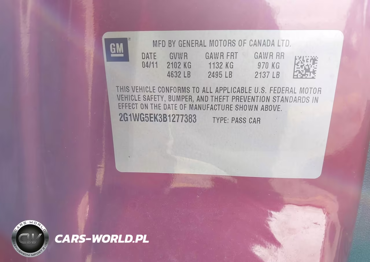 2011 Chevrolet Impala Lt VIN:2G1WG5EK3B1277383 - 9