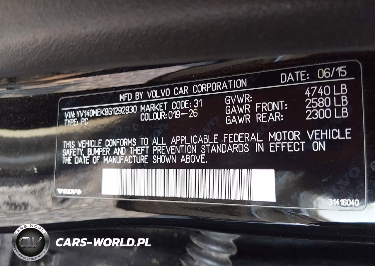 2016 Volvo V60 T5 Drive-E Premier VIN:YV140MEK9G1292930 - 9