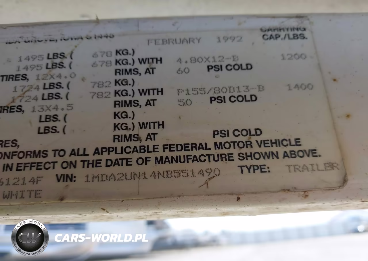 1992 Alumacraft Backtroller Boat VIN:ACBK5155G192 - 14