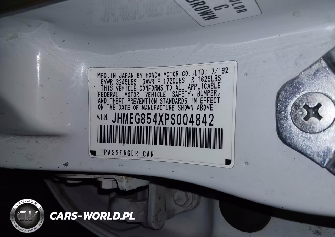 1993 Honda Civic Dx VIN:JHMEG854XPS004842 - 9