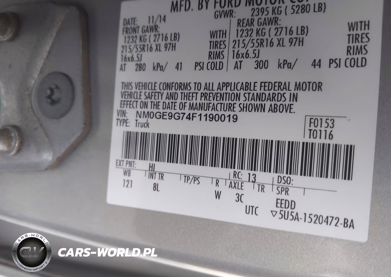 2015 Ford Transit Connect Titanium VIN:NM0GE9G74F1190019 - 9