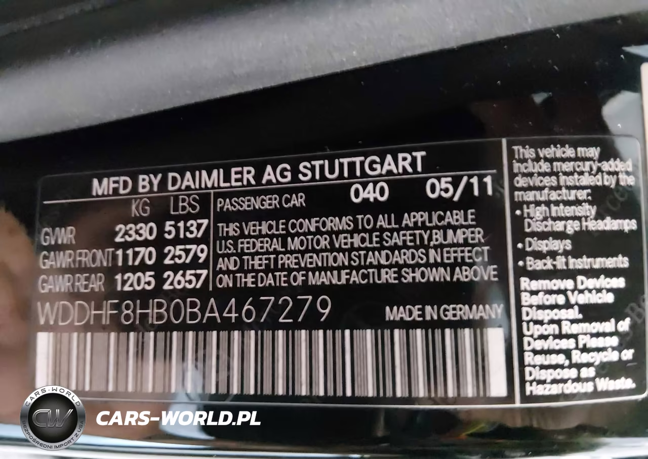 2011 Mercedes-Benz E 350 4Matic VIN:WDDHF8HB0BA467279 - 9
