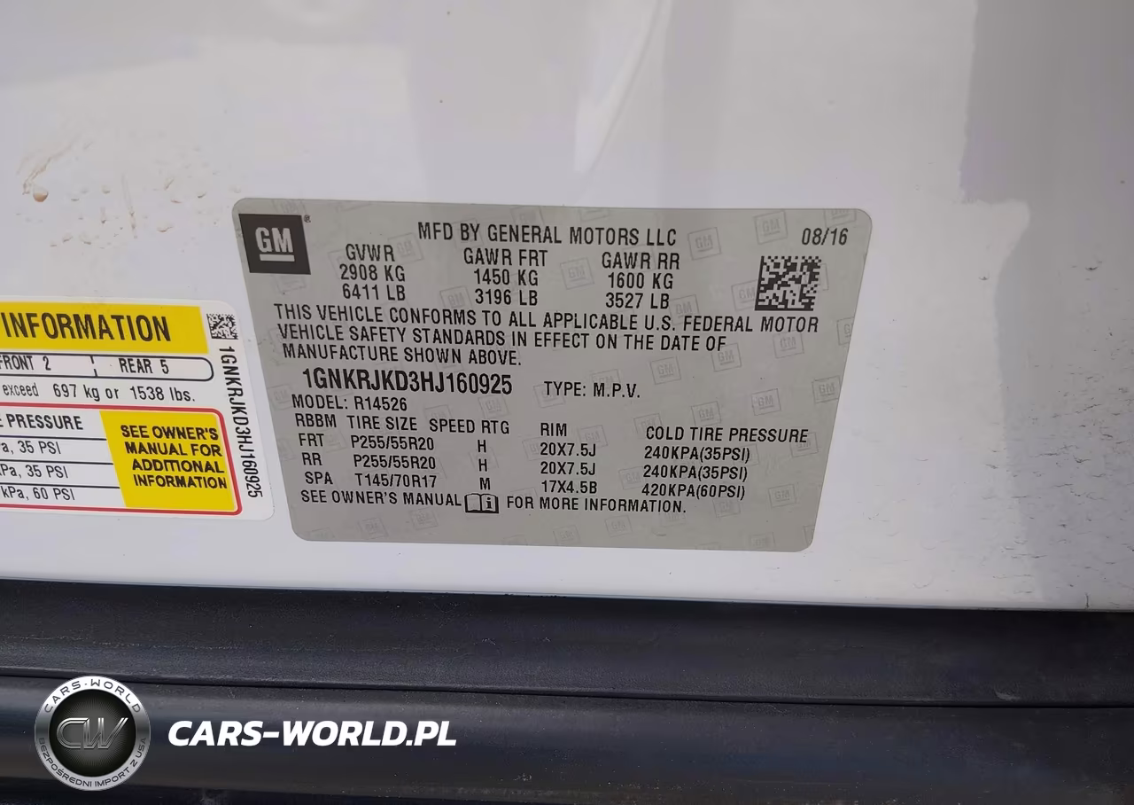 2017 Chevrolet Traverse Premier VIN:1GNKRJKD3HJ160925 - 9