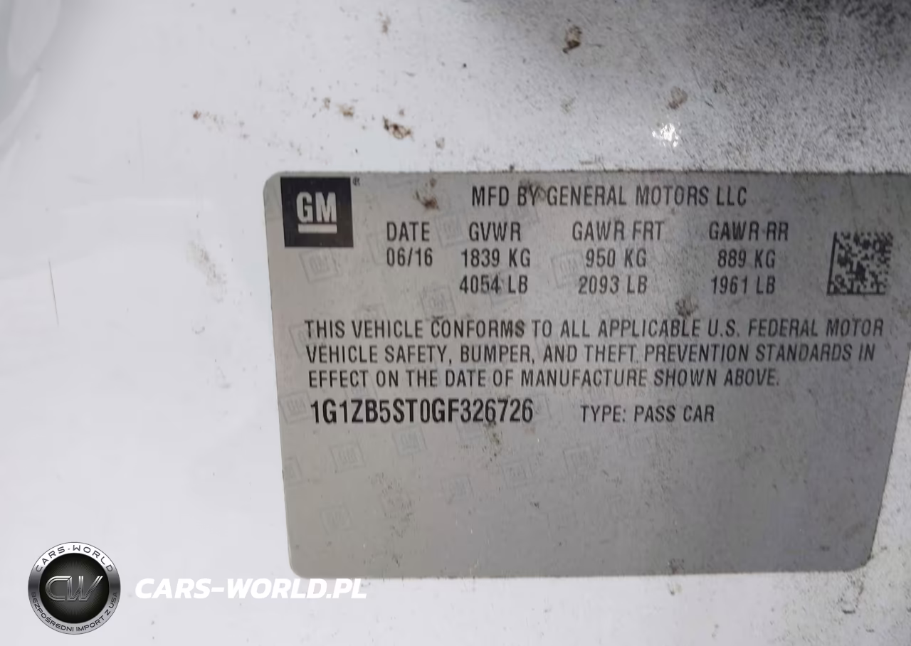 2016 Chevrolet Malibu Ls VIN:1G1ZB5ST0GF326726 - 9