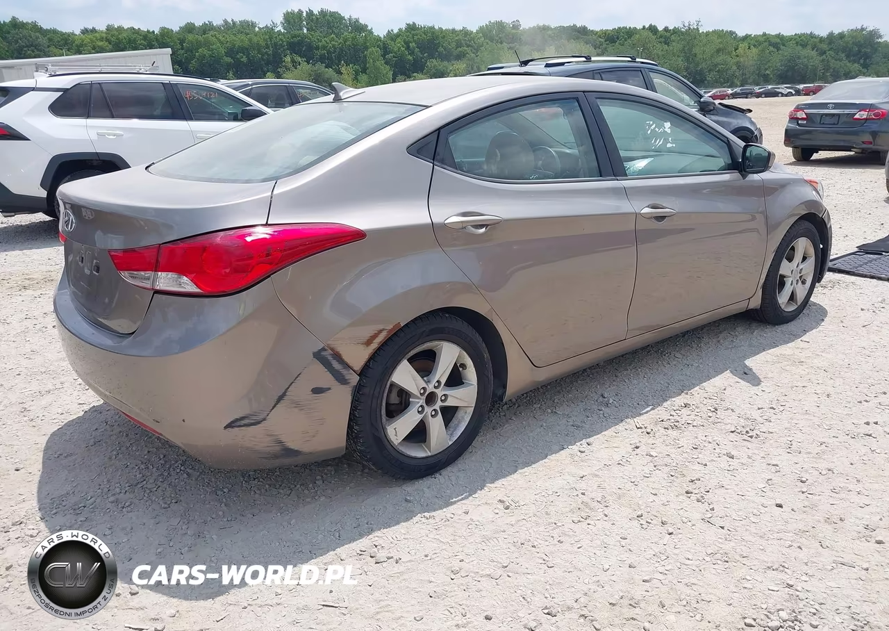 2013 ELANTRA GL ELANTRA GL GLS VIN:5NPDH4AE5DH417926 - 4