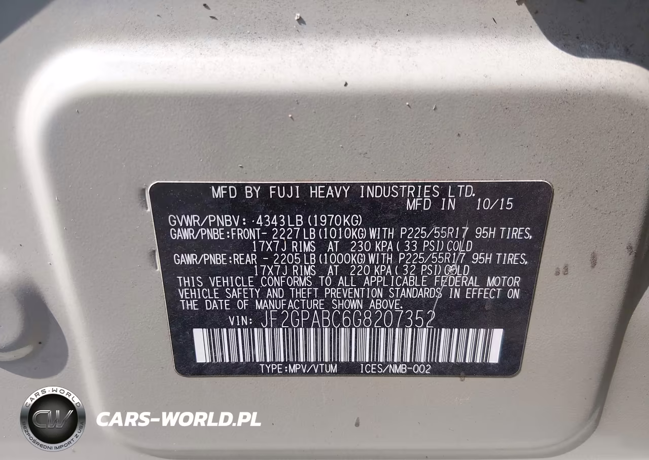2016 Subaru Crosstrek 2.0I Premium VIN:JF2GPABC6G8207352 - 9