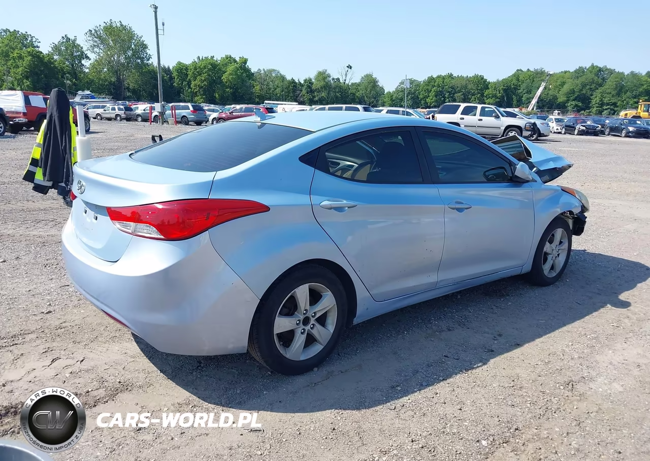 2011 Hyundai Elantra Gls (Ulsan Plant) VIN:KMHDH4AE8BU090615 - 4