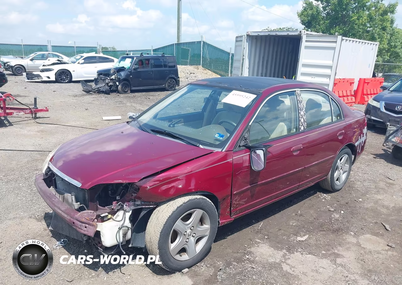 2003 Honda Civic Lx VIN:2HGES16593H555541 - 2