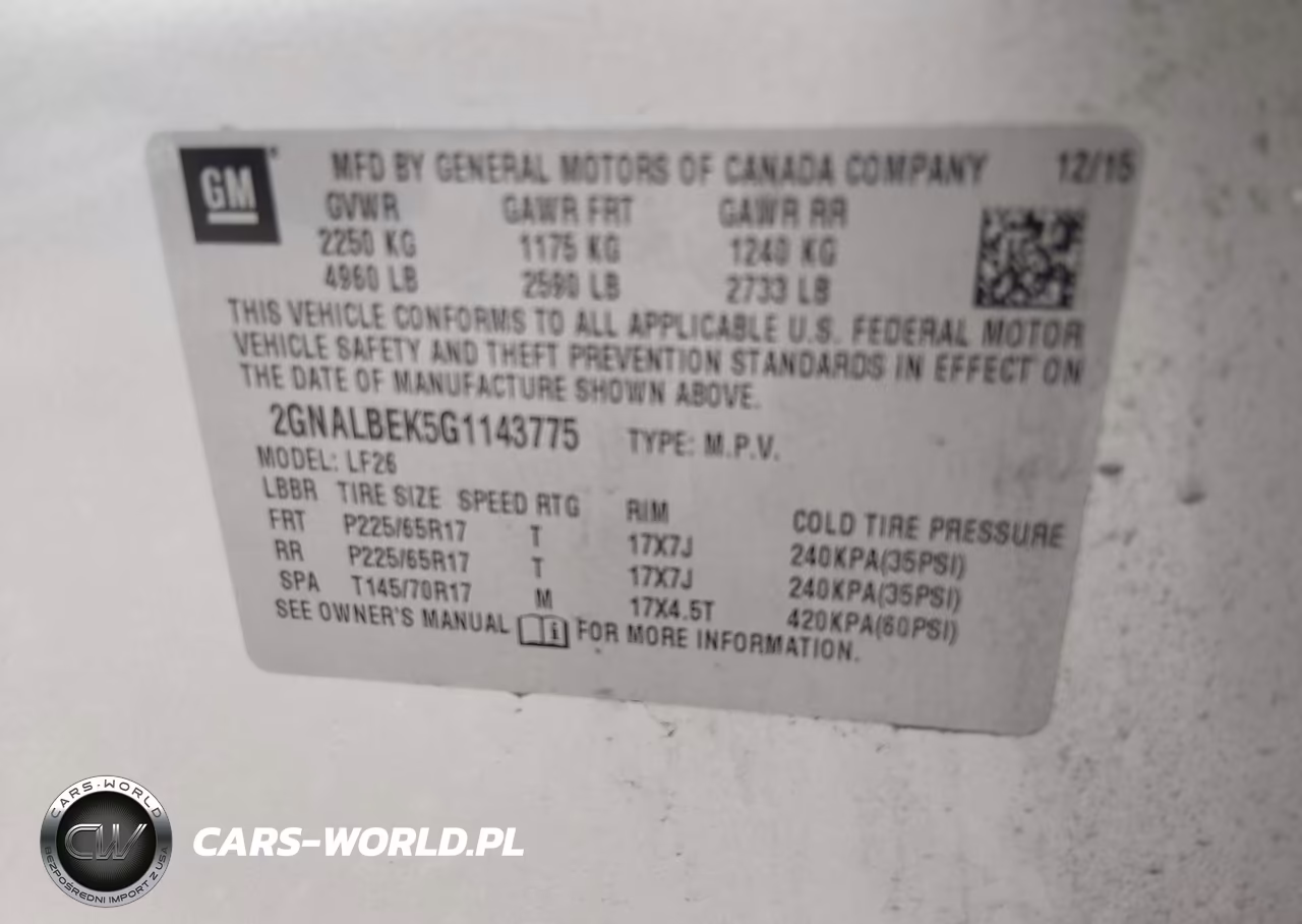 2016 Chevrolet Equinox Ls VIN:2GNALBEK5G1143775 - 9