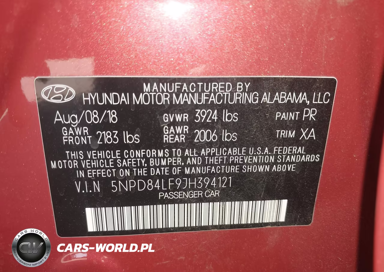 2018 Hyundai Elantra Sel VIN:5NPD84LF9JH394121 - 9