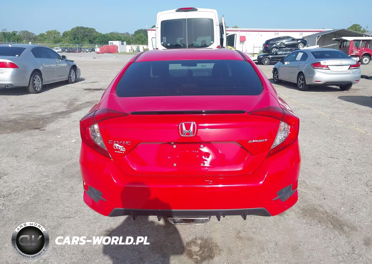 2019 Honda Civic Sport VIN:2HGFC2F89KH567480 - 16