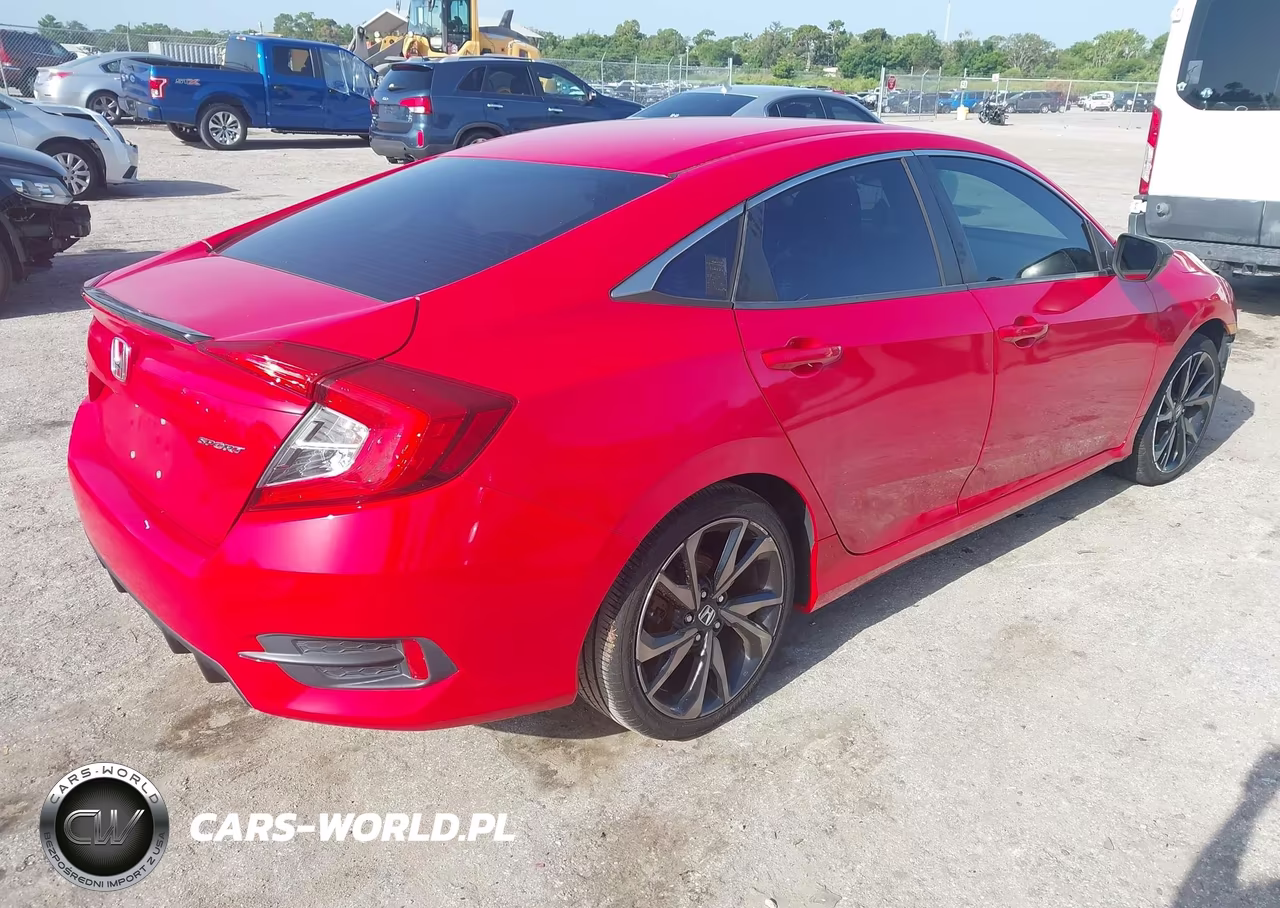 2019 Honda Civic Sport VIN:2HGFC2F89KH567480 - 4