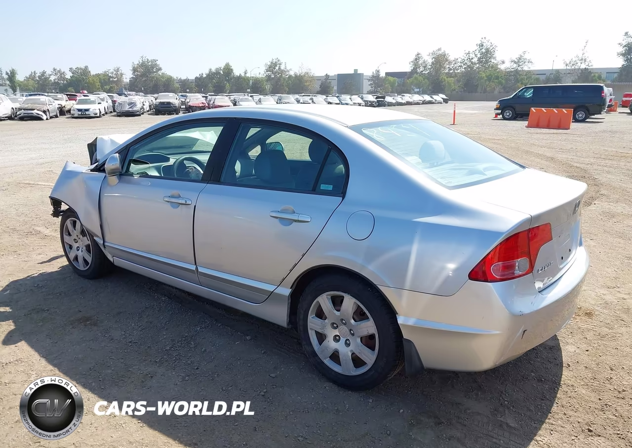 2008 Honda Civic Lx VIN:1HGFA16598L068454 - 3