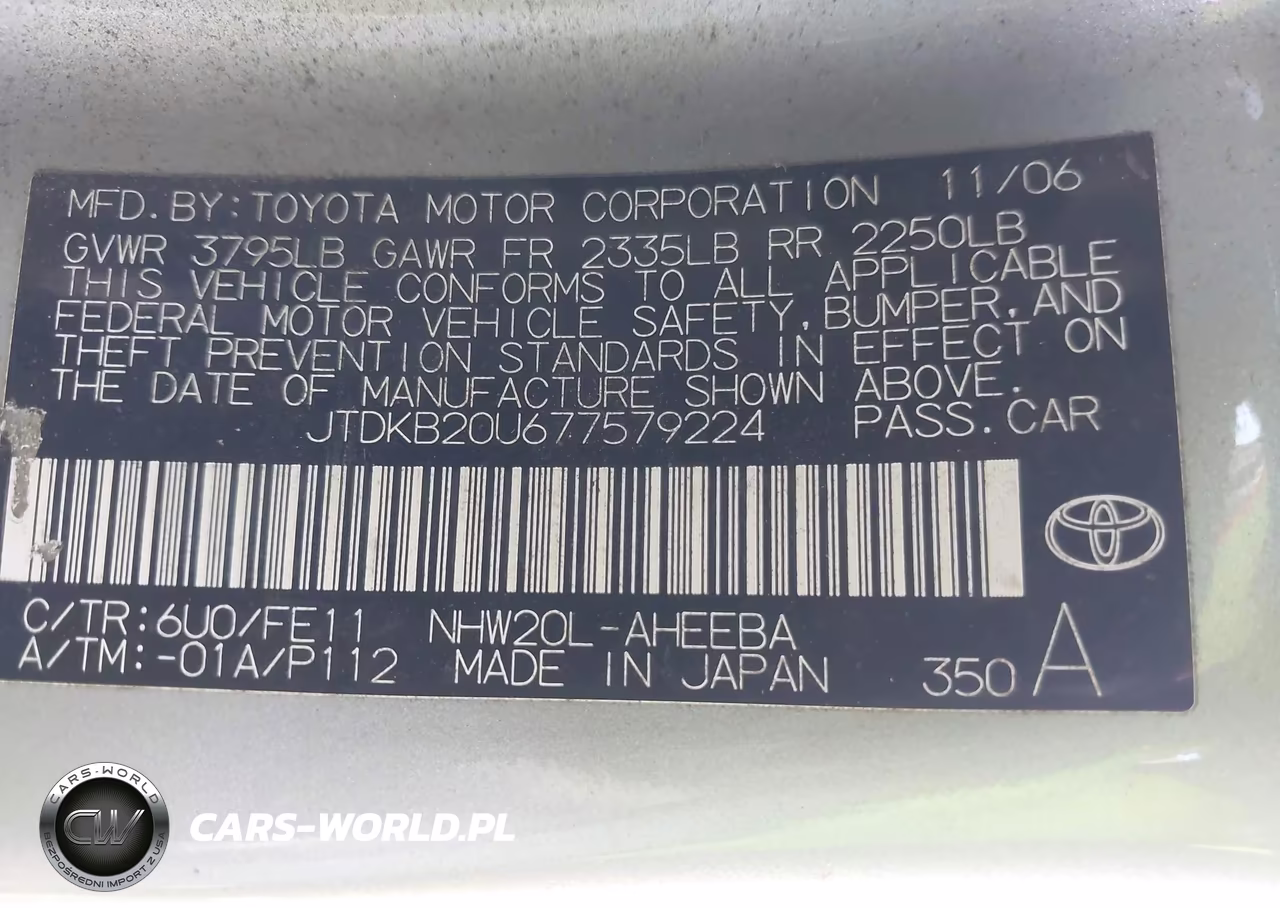 2007 Toyota Prius VIN:JTDKB20U677579224 - 9