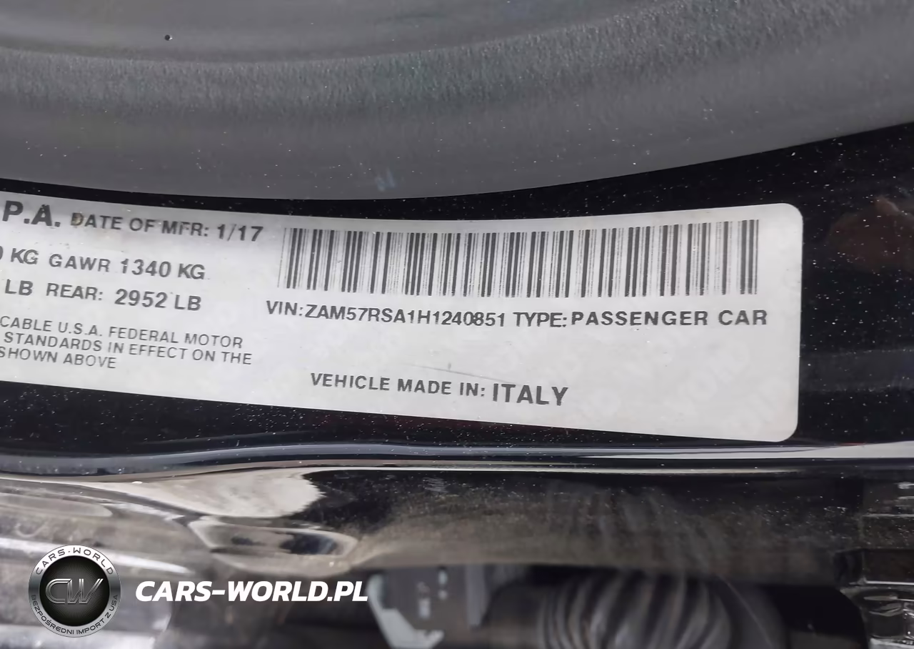 2017 Maserati Ghibli S VIN:ZAM57RSA1H1240851 - 9