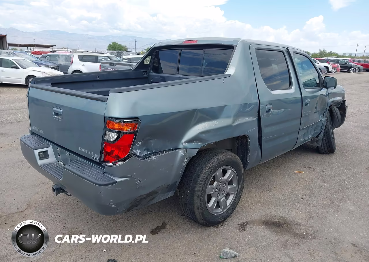 2007 Honda Ridgeline Rtx VIN:2HJYK16337H530839 - 4