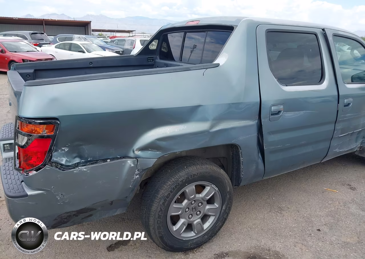 2007 Honda Ridgeline Rtx VIN:2HJYK16337H530839 - 6