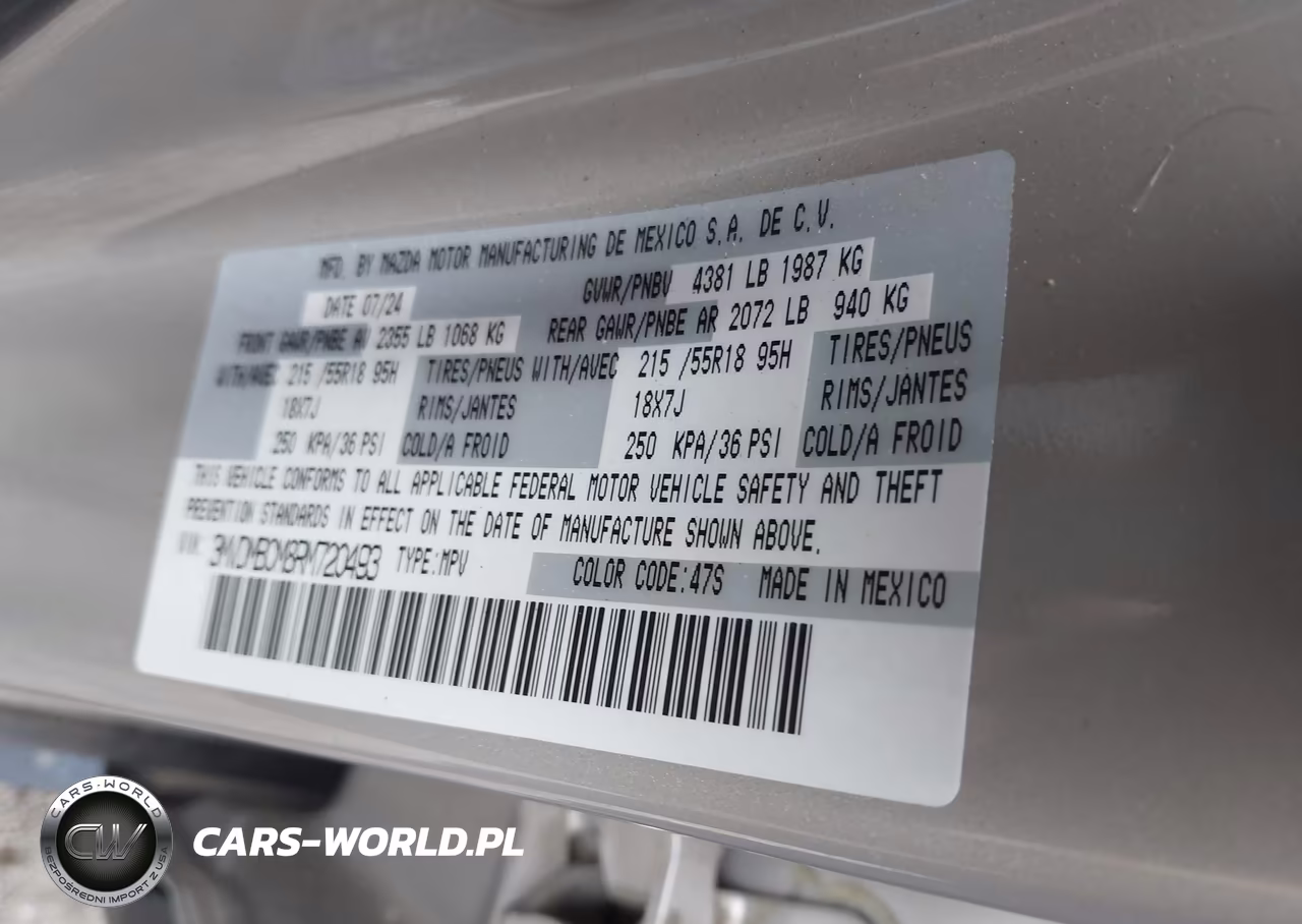 2024 Mazda Cx-30 2.5 S Preferred Package VIN:3MVDMBCM8RM720493 - 9