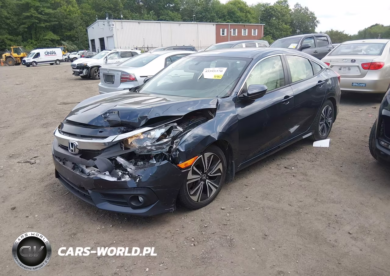 2018 Honda Civic Ex-L VIN:JHMFC1F73JX002800 - 2