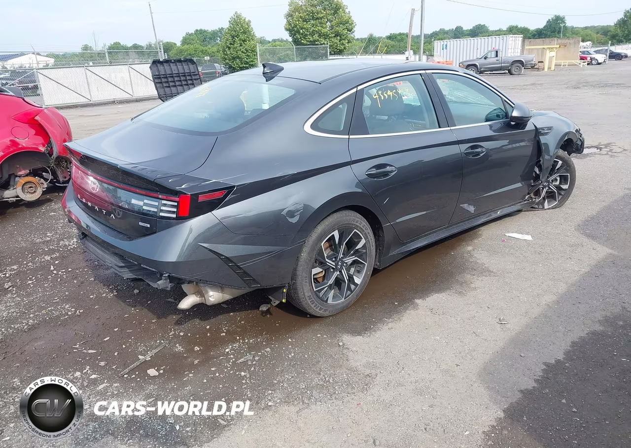 2024 Hyundai Sonata Sel VIN:KMHL64JA5RA358191 - 4