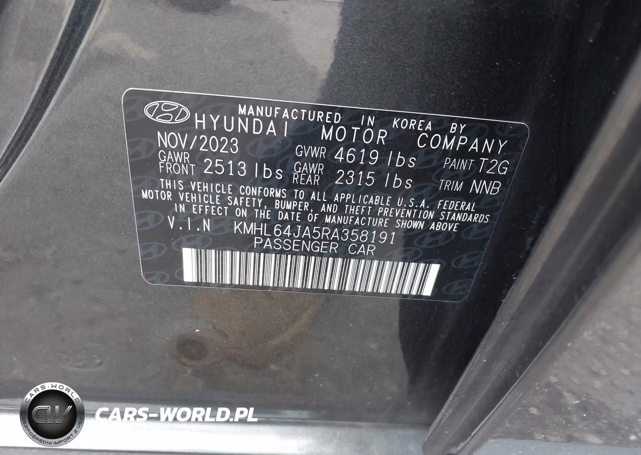 2024 Hyundai Sonata Sel VIN:KMHL64JA5RA358191 - 9