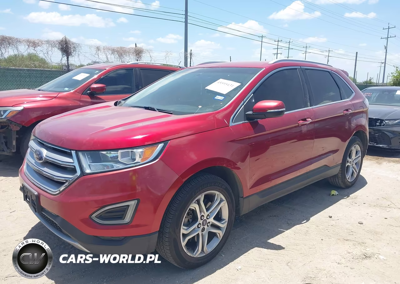 2015 Ford Edge Titanium VIN:2FMTK3K82FBB38444 - 2