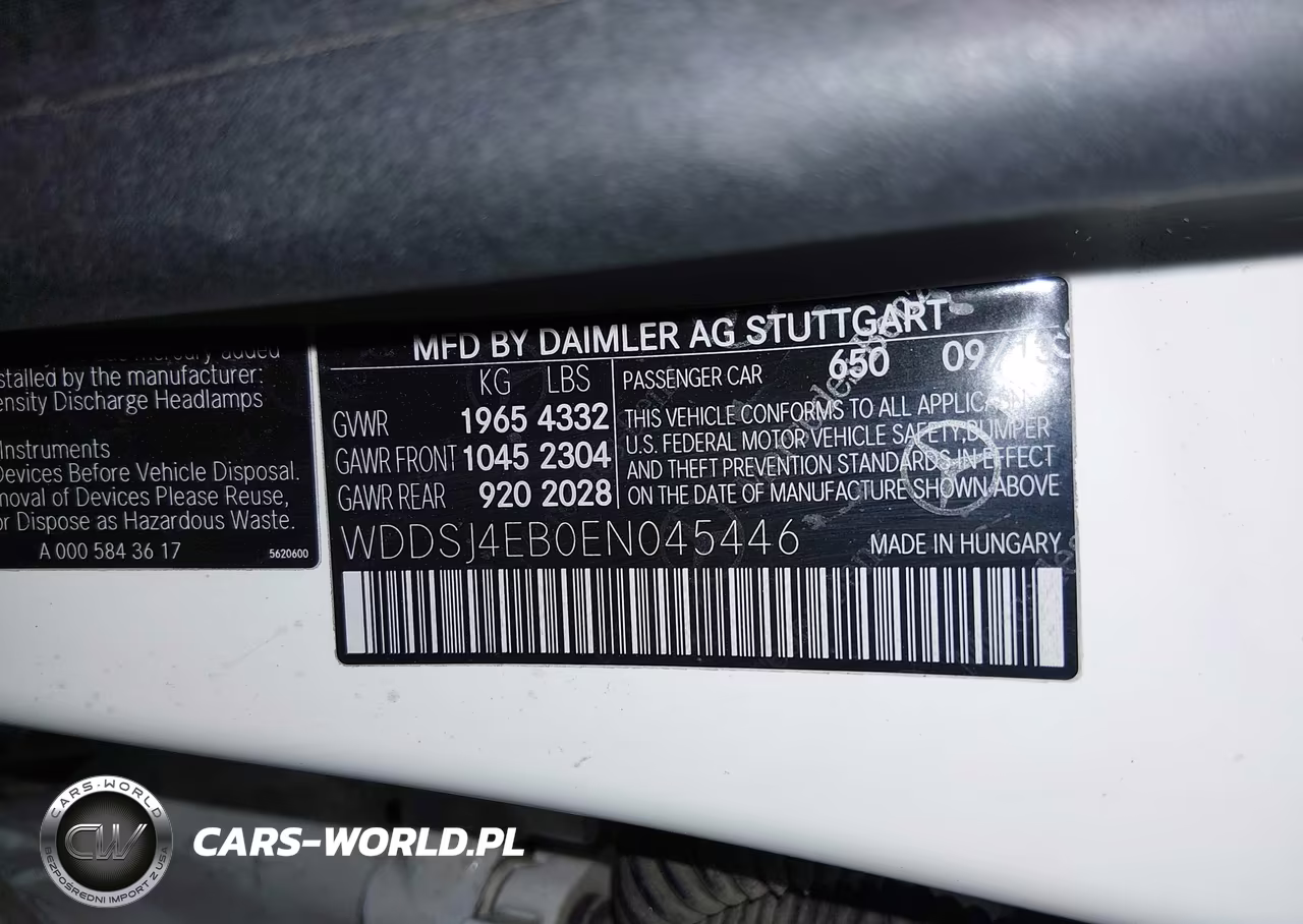 2014 Mercedes-Benz Cla 250 VIN:WDDSJ4EB0EN045446 - 9