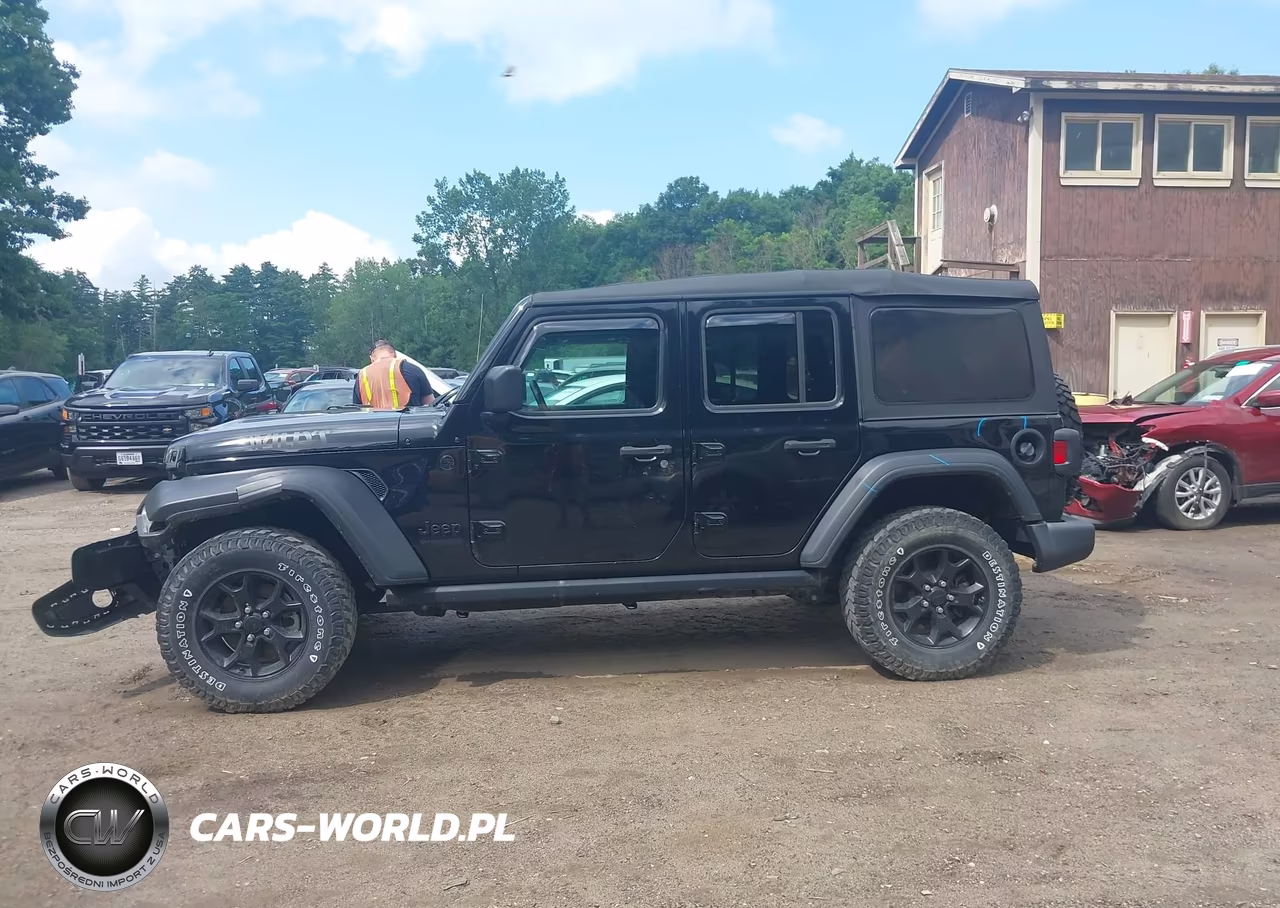 2021 Jeep Wrangler Unlimited Willys Sport 4X4 VIN:1C4HJXDG7MW593052 - 14