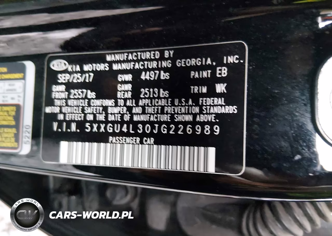 2018 Kia Optima Ex VIN:5XXGU4L30JG226989 - 9