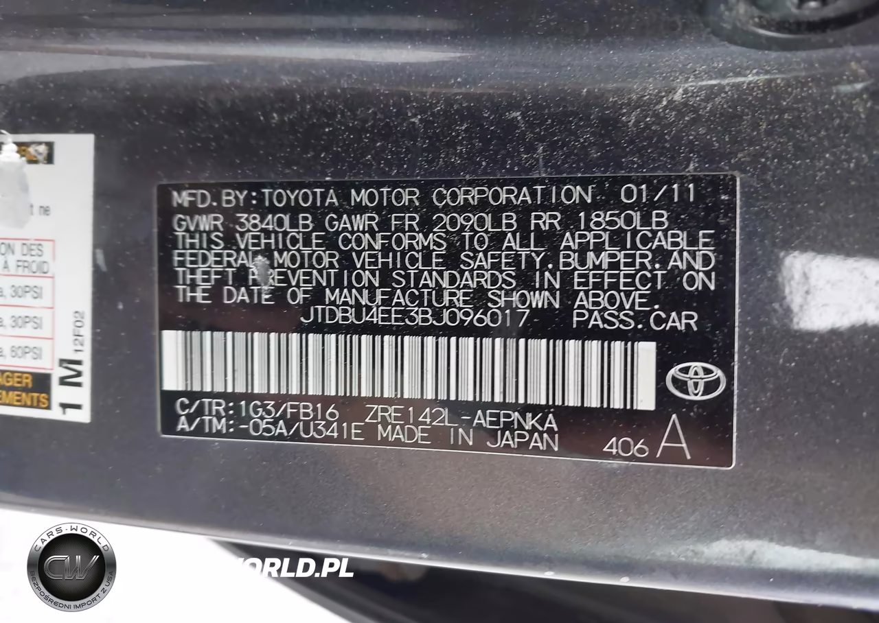 2011 Toyota Corolla Le VIN:JTDBU4EE3BJ096017 - 9