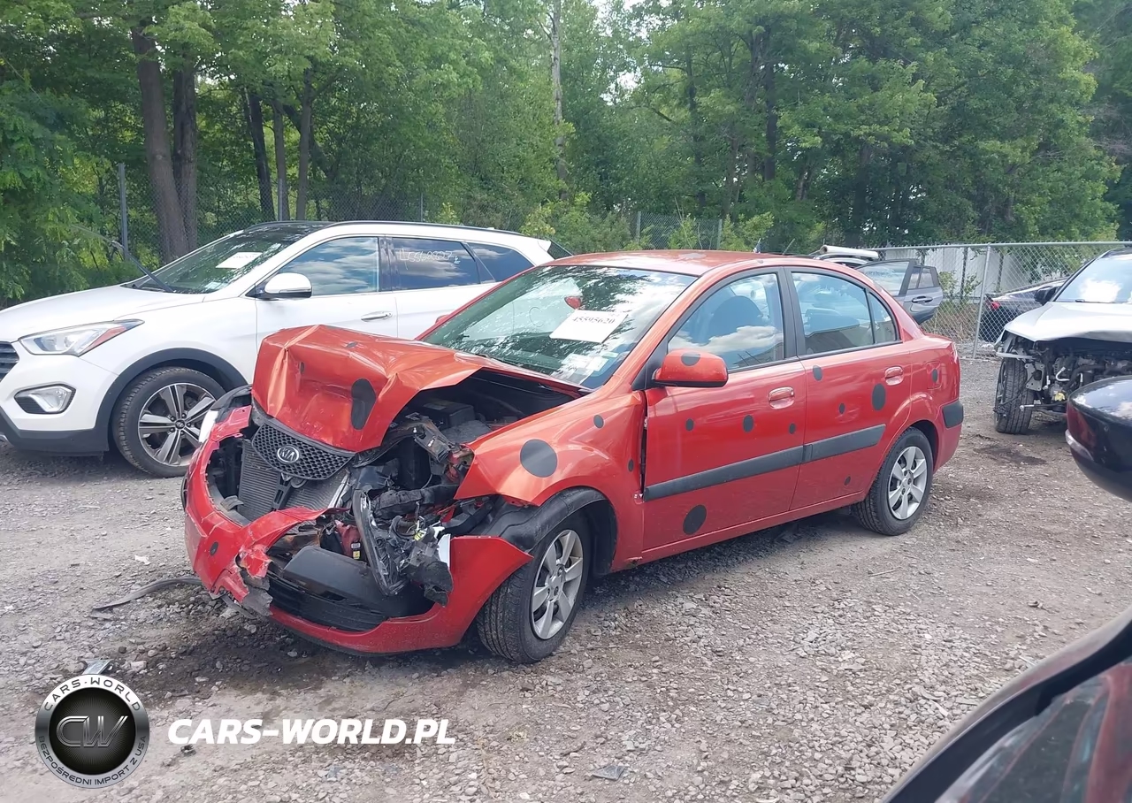 2007 Kia Rio Lx VIN:KNADE123576227320 - 2